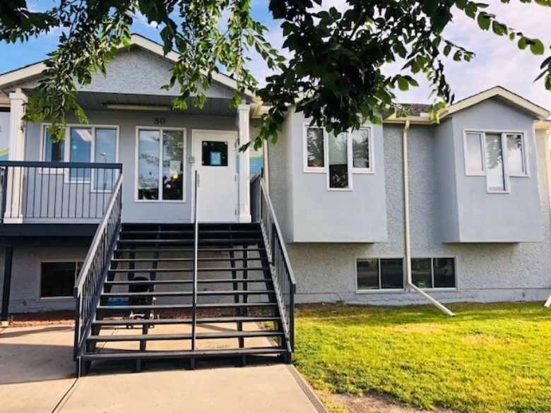 BrightPath Child Care Center entrance at Falconridge, Alberta.